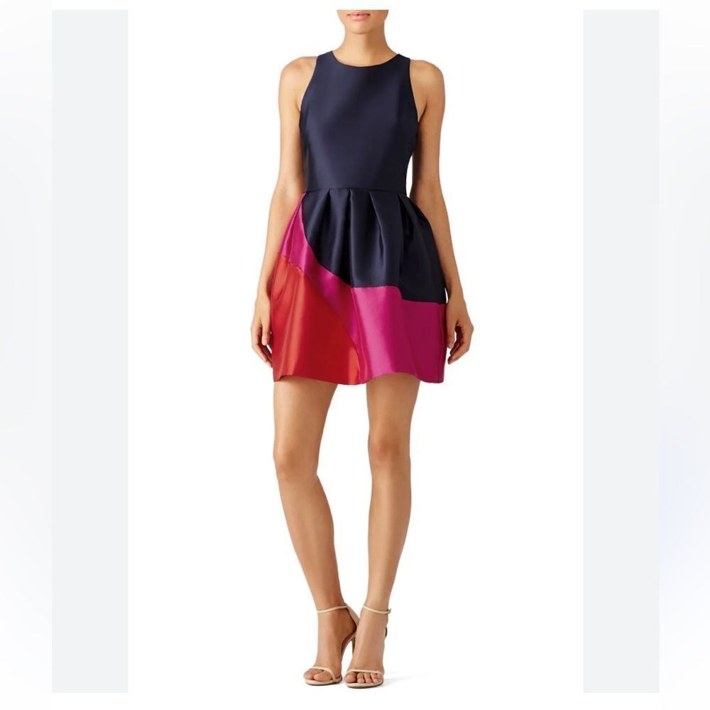 Anthropologie Navy Colorblock Dress By Hutch Size 6